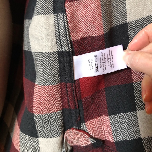 Flannel Button Up Shirt - Picture 5 of 5